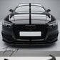 Audi S4 B9 front splitter lip riser style gloss black 2015–2019
