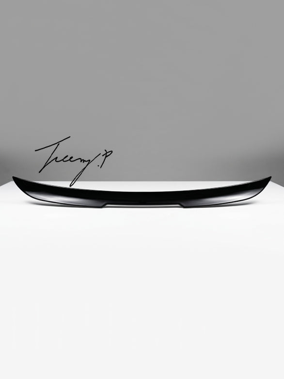 Audi A8 rear boot spoiler gloss black finish 2018 to 2023