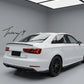 Audi A6 C7 4G saloon S6 style rear boot spoiler wing glossy black 2011 to 2018

