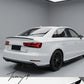 Audi A6 C7 4G saloon S6 style rear boot spoiler wing glossy black 2011 to 2018
