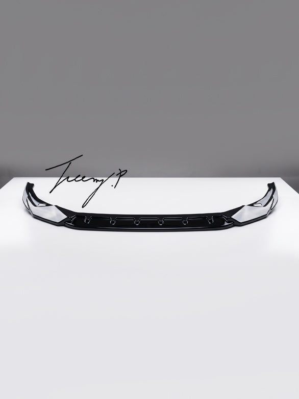 Audi S3 8Y front lip splitter spoiler gloss black body kit upgrade 2020+
