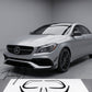Mercedes CLA C117 CLA45 front lip air knife splitter aero kit canard aggressive track inspired front upgrade