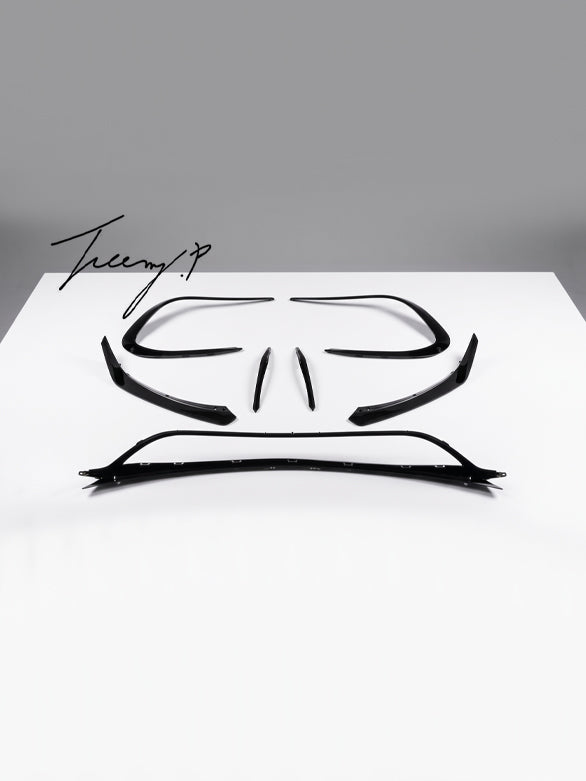 Mercedes CLA C117 CLA45 front lip air knife splitter aero kit canard aggressive track inspired front upgrade