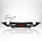 VW Golf 7.5 rear diffuser with LED lights