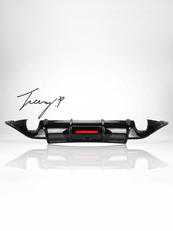 VW Golf 7.5 rear diffuser with LED lights