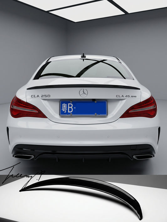 Mercedes CLA Class C117 AMG style rear trunk boot spoiler sleek sporty rear upgrade
