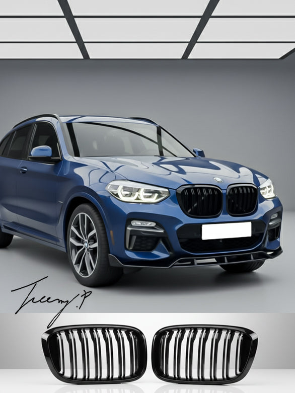 BMW X3 G01 2018 - 2021 FRONT GRILLE GLOSS BLACK