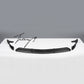 Mercedes GLC C253 Coupe gloss carbon front lip splitter sporty design upgrade for 2015 to 2019 model
