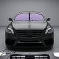 Matte black grille with night vision slot for Mercedes S Class W222 Saloon 2014 to 2020
