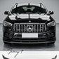 MERCEDES BENZ CLA W118 2020+ GLOSS BLACK FRONT SPLITTER SPOILER LIP BODYKIT