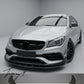 Mercedes CLA Class W117 C117 CLA45 AMG line carbon effect front lip splitter aggressive sporty front upgrade

