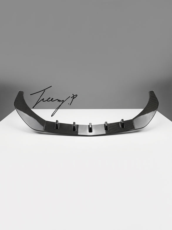 Mercedes CLA Class W117 C117 CLA45 AMG line carbon effect front lip splitter aggressive sporty front upgrade
