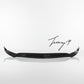 MERCEDES BENZ CLA W118 2020+ GLOSS BLACK FRONT SPLITTER SPOILER LIP BODYKIT