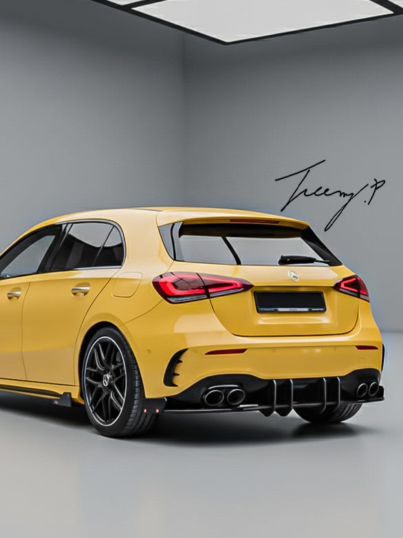 Rear blade diffuser lip for Mercedes-Benz A-Class W177 (2019+)