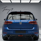 VW Golf MK7 GTI gloss black rear diffuser with LED lights sporty aggressive styling

