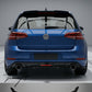 VW Golf MK7 GTI gloss black rear diffuser with LED lights sporty aggressive styling
