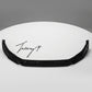 Audi A3 S Line and S3 8Y gloss black front lip splitter spoiler 2020 plus
