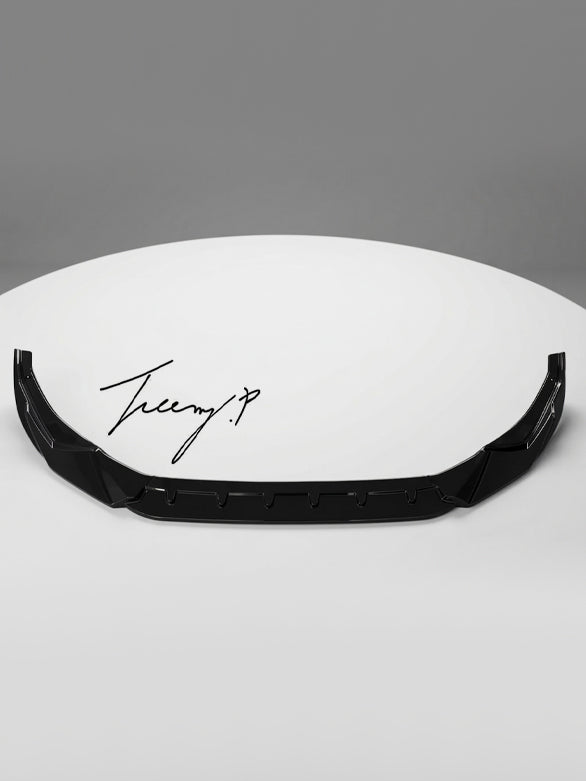 Audi A3 S Line and S3 8Y gloss black front lip splitter spoiler 2020 plus
