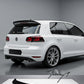 Gloss black rear roof boot spoiler for VW Golf 6 GTI and R (2010–2013)