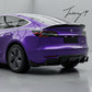 Tesla Model 3 gloss black PSM ducktail rear boot spoiler (2017–2022)