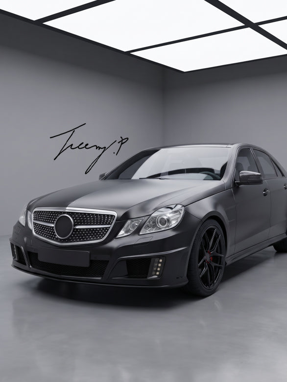 Mercedes-Benz E-Class W212 S212 2009-2013 front diamond style gloss black grille