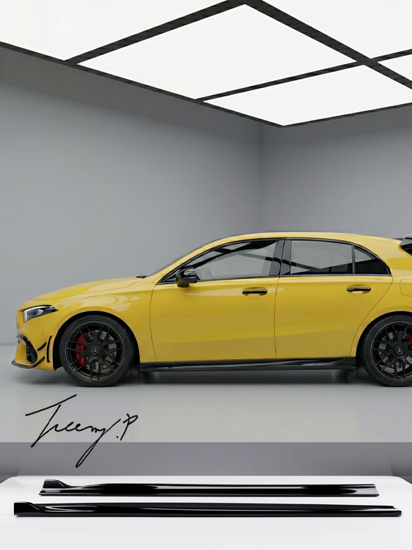 Mercedes A35 A45 AMG saloon right side skirt moulding driver side offside 2018 and newer