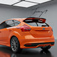 Ford Focus Hatchback ST gloss black rear roof spoiler lip (2010–2014)