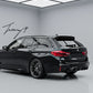 BMW 5 Series G31 Touring gloss black rear roof spoiler wing (2017–2023)