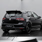 VW Golf MK7 MK7.5 gloss black OSIR style rear roof spoiler wing (2012–2020)
