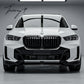 BMW X5 G05 LCI 2023+ M PERFORMANCE STYLE GLOSS BLACK FRONT LIP SPLITTER BODYKIT
