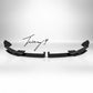 BMW X5 G05 LCI 2023+ M PERFORMANCE STYLE GLOSS BLACK FRONT LIP SPLITTER BODYKIT