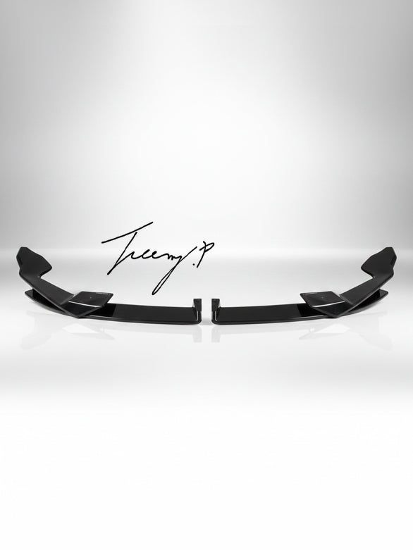 BMW X5 G05 LCI 2023+ M PERFORMANCE STYLE GLOSS BLACK FRONT LIP SPLITTER BODYKIT