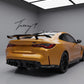 BMW 4 Series G22 G82 gloss black M4 style rear spoiler
