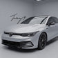 Volkswagen Golf Mk8 2020-2024 front gloss black grille with integrated LED DRL