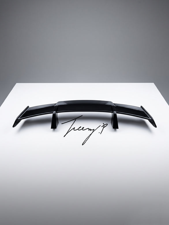 BMW 4 Series G22 G82 gloss black M4 style rear spoiler
