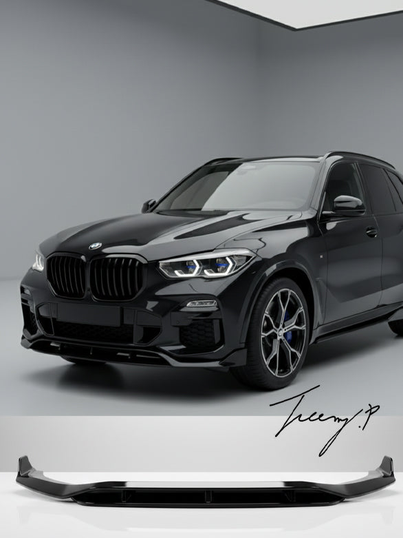 BMW X5 G05 2019-2023 4 Piece Gloss Black Front Splitter Kit Spoiler Lip Body Kit
