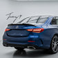Mercedes-Benz C-Class W206 2022+ gloss black PSM style rear spoiler
