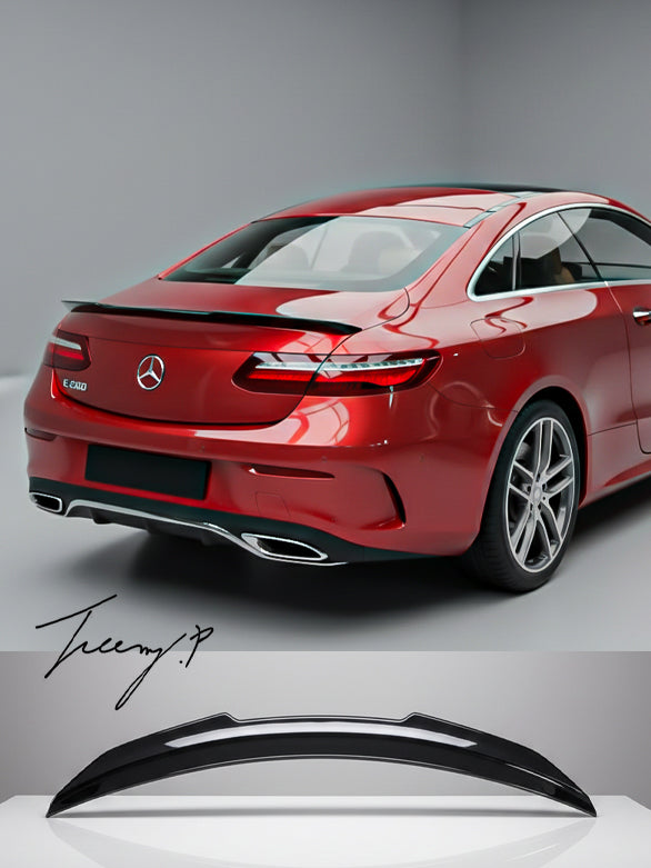 Mercedes E-Class Coupe C238 2015–2016 gloss black FD style rear spoiler