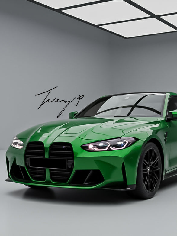 BMW G80 M3 / G82 M4 2020+ gloss black air vent eyelid covers