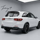 Mercedes Benz GLC X253 matte black rear diffuser with black tips GLC63 style sporty aggressive upgrade
