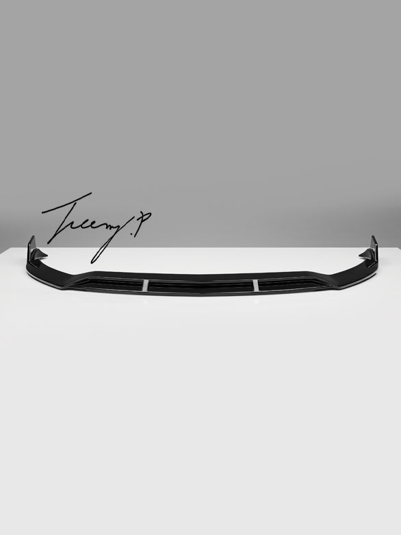 Mercedes A Class A35 A45 AMG Line B style front splitter spoiler 2018 and newer