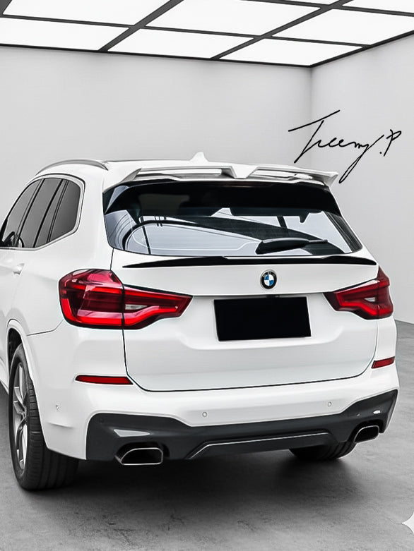 BMW X3 G01 / G08 2018–2022 gloss black rear boot spoiler lip