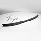 Glossy black rear boot spoiler for BMW 7 Series G70 (2023+).