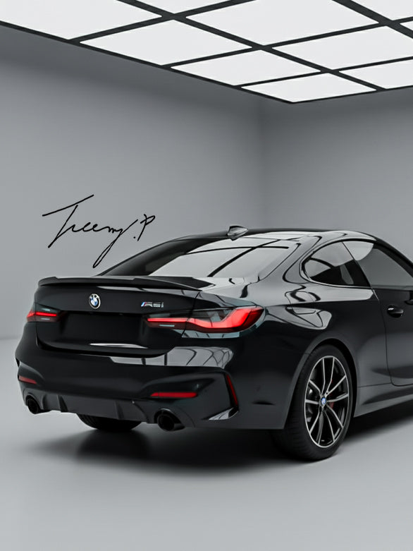 V Style rear spoiler for BMW 8 Series Coupe G15 (2018+).