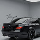 BMW 5 SERIES G60 G68 2024+ PSM STYLE GLOSS BLACK REAR BOOT SPOILER LIP WING