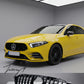 Mercedes A Class W177 gloss black GT style front grille bodykit spoiler 2018 to 2023
