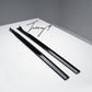 Audi A3 S3 8V 2013-2020 S-Line gloss black side skirt extensions