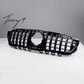 Mercedes A Class W177 gloss black GT style front grille bodykit spoiler 2018 to 2023
