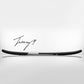 Gloss black M4 style rear roof boot spoiler lip for BMW 4 Series G23 (2021+).