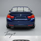 Gloss black MP-style rear bumper diffuser for BMW 4 Series (F32/F33/F36, 2014–2020).